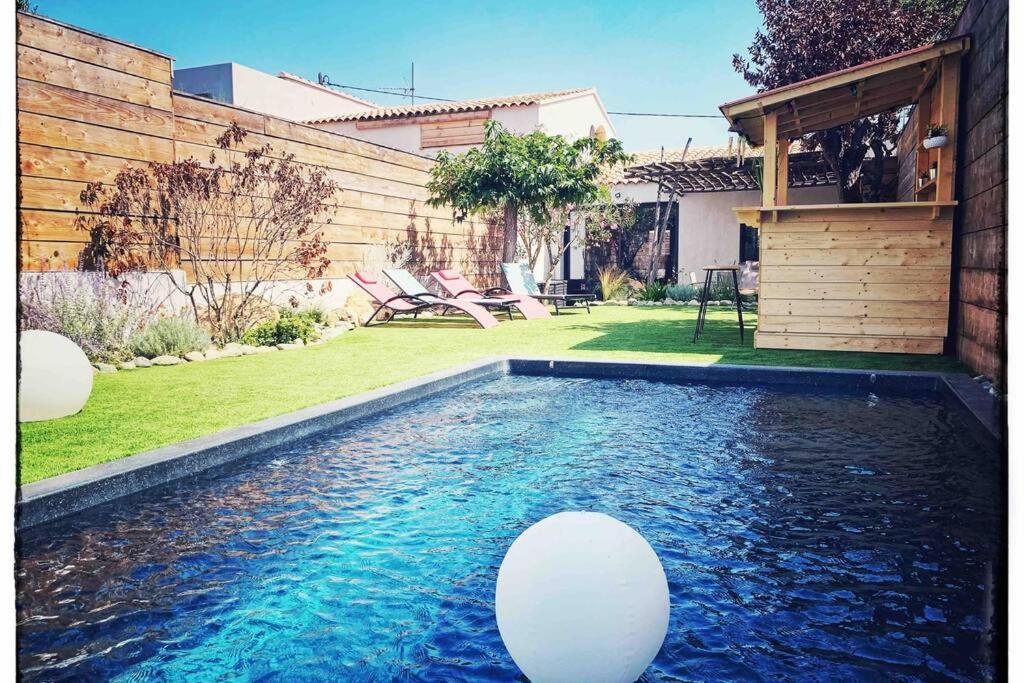 Villa 5mn des plages avec piscine privée chauffée&jacuzzi privatif Porto Vecchio Esterno foto