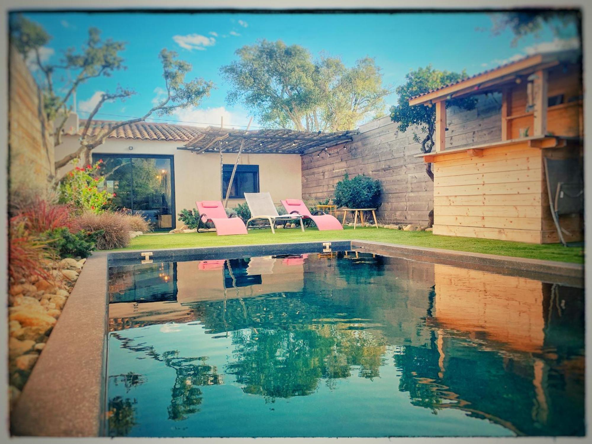 Villa 5mn des plages avec piscine privée chauffée&jacuzzi privatif Porto Vecchio Esterno foto